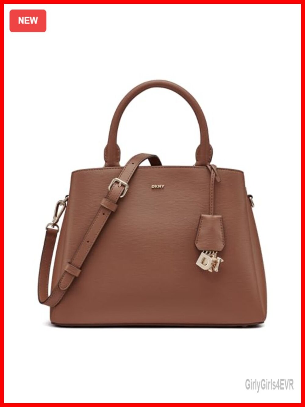 DKNY Paige Medium Satchel Adjustable Strap Women's Handbag Purse